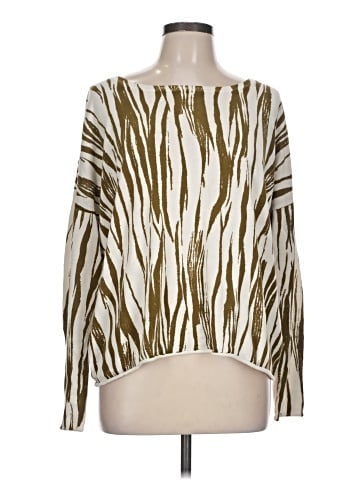 Garnet Hill Long Sleeve Silk Top (view 1)