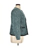 DressBarn Tweed Teal Jacket Size 14 - photo 4