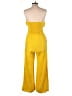 Derek Lam Solid Yellow Jumpsuit Size EU (IT) 44 / US 8 - photo 2