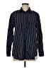 Assorted Brands Stripes Blue Long Sleeve Button-Down Shirt Size M - photo 1