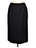Kasper A.S.L. 100% Wool Solid Black Wool Skirt Size 12 - photo 1