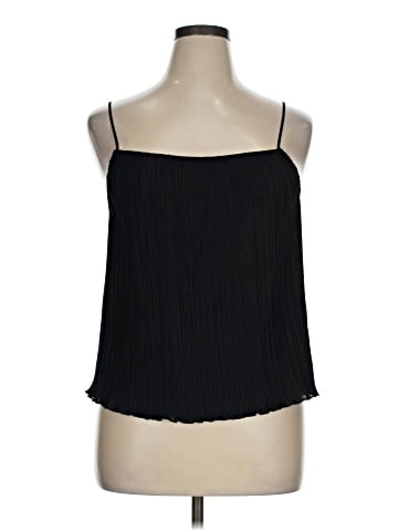 Madewell Pliss&eacute; Crop Cami Tank (view 1)