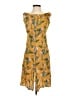 Everly 100% Rayon Yellow Casual Dress Size S - photo 1
