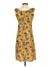 Everly 100% Rayon Yellow Casual Dress Size S - photo 2