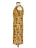 Everly 100% Rayon Yellow Casual Dress Size S - photo 5