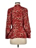 Zara Floral Red 3/4 Sleeve Blouse Size M - photo 2