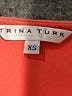 Trina Turk 100% Polyester Orange 3/4 Sleeve Top Size XS - photo 7