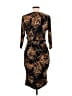 Unbranded Animal Print Brown Cocktail Dress Size M - photo 2