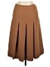 Wilfred 100% Polyester Solid Brown Formal Skirt Size 8 - photo 2