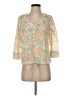 Ruby Rd. 100% Polyester Yellow 3/4 Sleeve Blouse Size S (petite) - photo 1