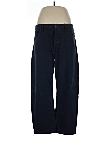 Madewell The Darted Barrel-Leg Jean in Garment-Dyed Denim (view 1)