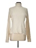 August Silk Ivory Turtleneck Sweater Size L - photo 1