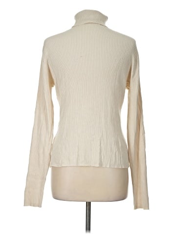 August Silk Turtleneck Sweater (view 2)