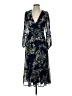 Blue Rain 100% Polyester Floral Blue Cocktail Dress Size XXS - photo 1