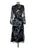 Blue Rain 100% Polyester Floral Blue Cocktail Dress Size XXS - photo 2
