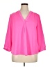 Vince Camuto 100% Polyester Pink 3/4 Sleeve Blouse Size XL - photo 1
