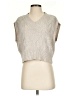 Sincerely Jules Silver Sweater Vest Size S - photo 1