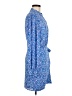 Aqua 100% Polyester Blue Casual Dress Size M - photo 4