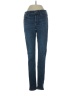 Express Solid Blue Jeans Size 2 - photo 1