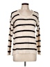 Full Tilt Stripes Ivory Pullover Sweater Size L (estimated) - photo 1