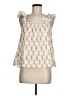 Unbranded 100% Polyester Ivory Sleeveless Blouse Size M - photo 1
