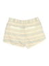 Athleta 100% Linen Stripes Ivory Shorts Size 8 - photo 2