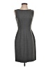 Tahari Solid Gray Cocktail Dress Size 2 - photo 1