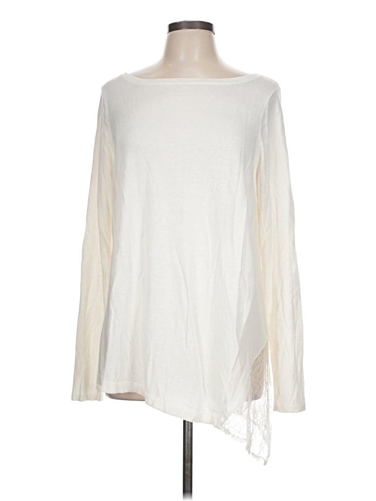 Pre-owned The Limited Long Sleeve T-shirt In Ivory