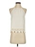 Leith 100% Polyester Ivory Sleeveless Blouse Size S - photo 1