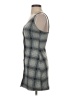 Popular Basics Plaid Gray Casual Dress Size S - photo 5