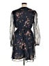 Unbranded 100% Polyester Floral Blue Casual Dress Size XL - photo 2