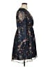 Unbranded 100% Polyester Floral Blue Casual Dress Size XL - photo 4