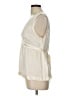 Context 100% Silk Ivory Sleeveless Silk Top Size 12 - photo 5