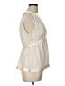 Context 100% Silk Ivory Sleeveless Silk Top Size 12 - photo 4