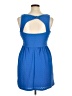 Candie's Solid Blue Casual Dress Size XL - photo 2