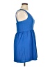 Candie's Solid Blue Casual Dress Size XL - photo 4