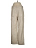KLD Signature Solid Tan Casual Pants Size M - photo 2