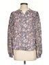 Veronica Beard Paisley Blue Long Sleeve Blouse Size 4 - photo 1
