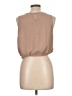 Grecerelle 100% Polyester Tan Sleeveless Blouse Size L - photo 2