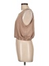 Grecerelle 100% Polyester Tan Sleeveless Blouse Size L - photo 5