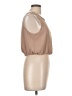 Grecerelle 100% Polyester Tan Sleeveless Blouse Size L - photo 4