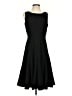 Calvin Klein Solid Black Cocktail Dress Size S - photo 1