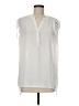 Worthington 100% Polyester Ivory Sleeveless Blouse Size M - photo 1