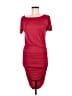 BCBGMAXAZRIA Solid Red Burgundy Cocktail Dress Size M - photo 1