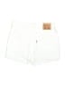Levi's White Denim Shorts Size 28 waist - photo 2