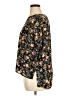 CeCe 100% Polyester Floral Black 3/4 Sleeve Blouse Size XL - photo 5