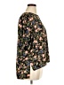 CeCe 100% Polyester Floral Black 3/4 Sleeve Blouse Size XL - photo 4