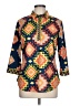 Gretchen Scott Designs Argyle Blue 3/4 Sleeve Blouse Size L - photo 1