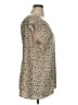 Halogen Animal Print Tan Sleeveless Blouse Size XL - photo 4