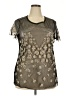 Torrid Gold Short Sleeve Blouse Size 2X (estimated) - photo 1